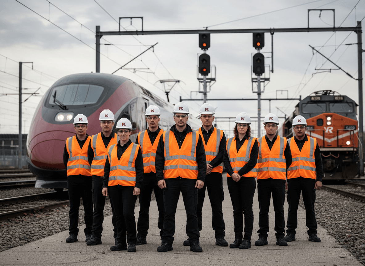 Kaiser Rail Team — Sicherheitspersonal im Gleisbereich